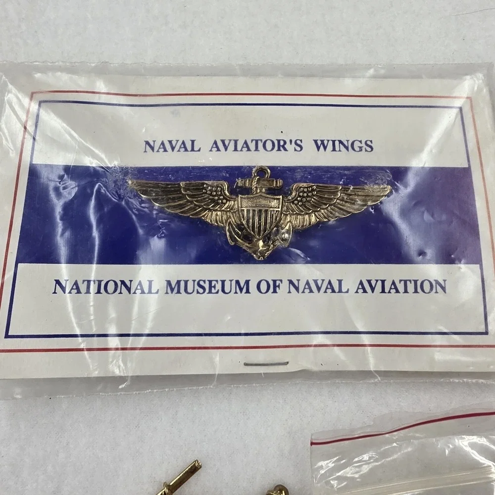 National Museum of Naval Aviation Aviator Wings Pin & F-14 Tomcat Tie Tack